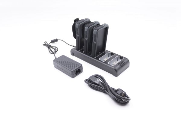 Set: 3 x Pickware Mobile Barcodescanner, 3 x Schutzhülle, 1 x Ladestation 5-fach