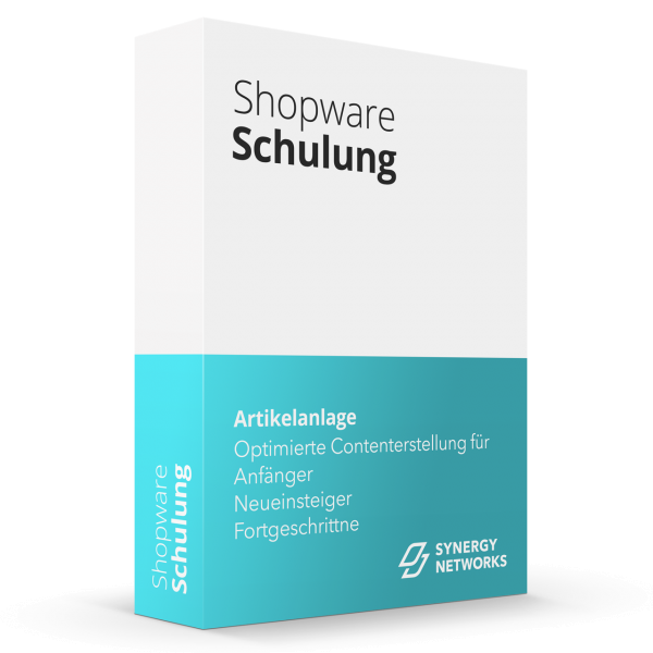 Shopware Schulung Artikelanlage